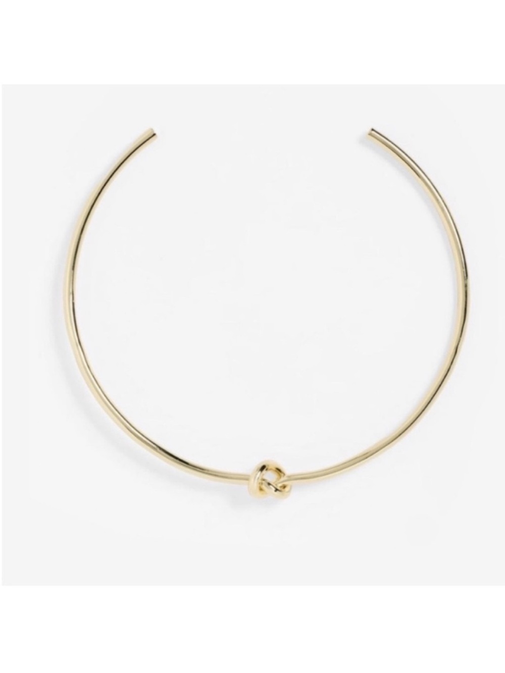 New! Fischer Gold Knot Cuff Necklace (3022) NWOT - Picture 2 of 3